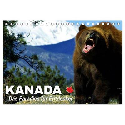 Kanada - Das Paradies für Entdecker (Tischkalender 2026 DIN A5 quer), CALVENDO Monatskalender