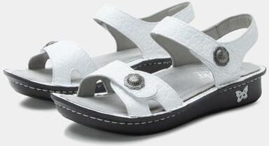 Women's Vienna Sandal by Alegria in White (Size 35 M)