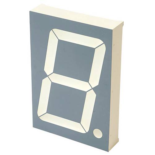 Kingbright 7-Segment-Anzeige Rot 8V SC23-12EWA