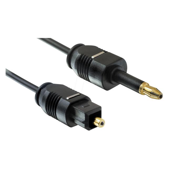 Delock Toslink - Mini Toslink (2 m, Toslink Kabel) (82876)