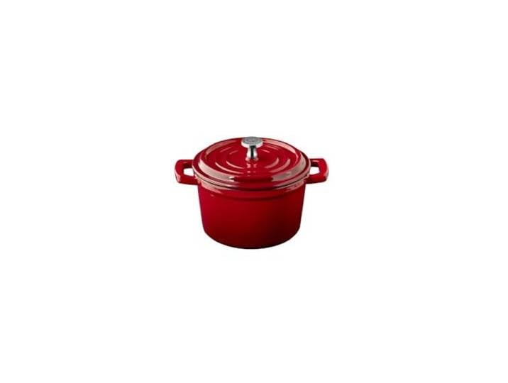 APS 88330 Mini-casserole avec couvercle 5 STARS - fonte émaillée\, 0\,35 litre\, rouge\, compatible induction