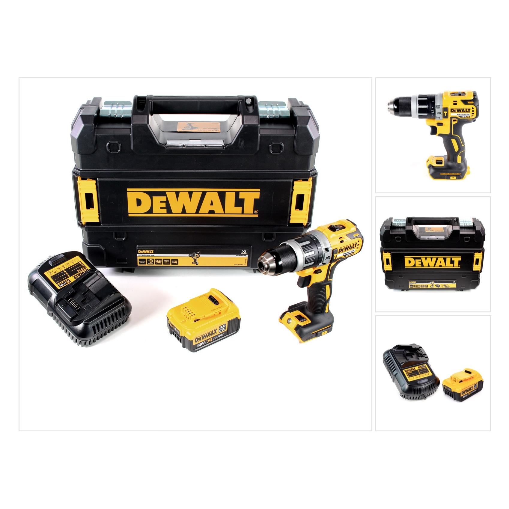 DeWalt DCD 796 M1 Akku Schlagbohrschrauber Brushless 18V 70 Nm + 1x Akku 4,0 Ah + 1x Schnelladegerät (Schlagbohrschrauber) (24715621)
