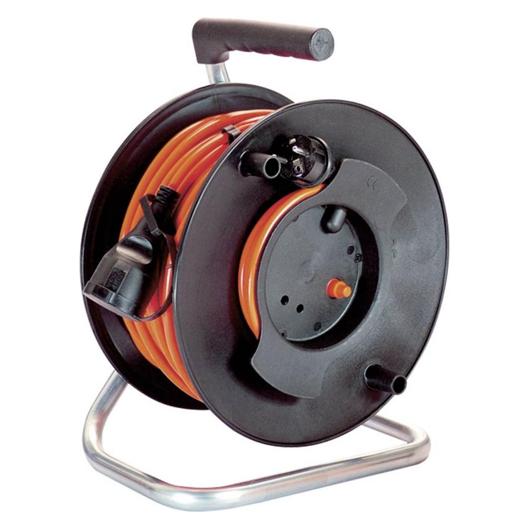 Bachmann Gerätetrommel leer schwarz ohne Kabel IP20 (397.003)