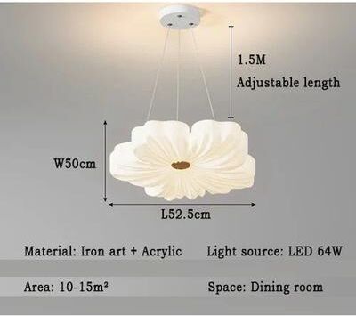 Uplifted Goods Nordic Botanical Geometric Indoor Illumination System d 100 260v remote Control