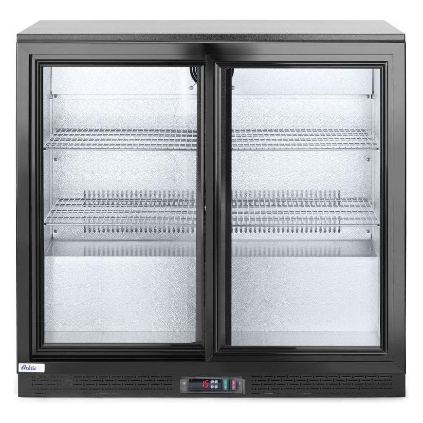 Hendi Bar Kühlschrank mit Schiebetüren 197 L (197 l) (233917)