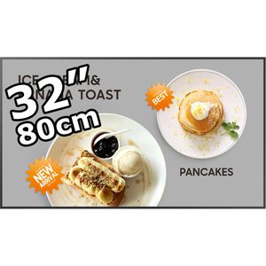 Samsung Digital-Signage QM32C, 32 Zoll, Full HD 1920 x 1080, 400 cd/m², 24/7 Betriebszeit