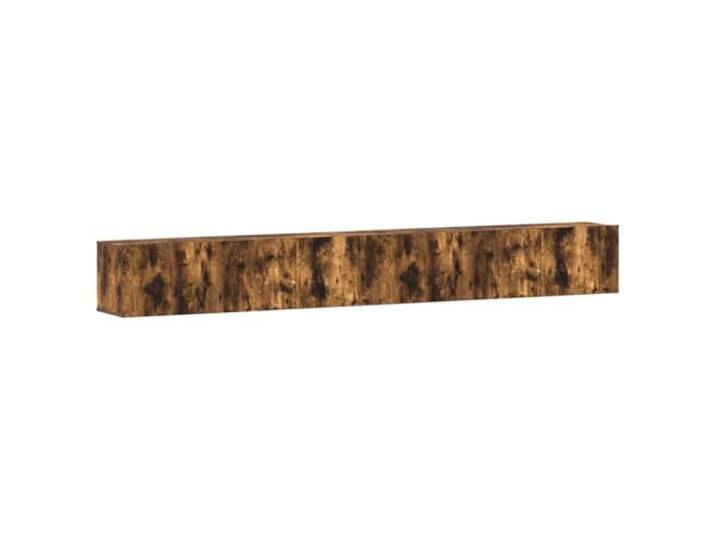 KUPTYERFG 3-TLG. TV-Schrank Set Wandmontage 80x30x30 cm Räuchereiche Dreiteiliges Hängeboard aus Holzwerkstoff schafft Ordnung im Wohnzimmer und spart wertvolle Bodenfläche.