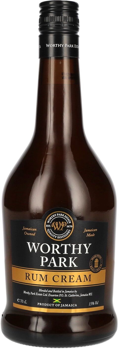 Rum-Bar Worthy Park Estate Rum Cream BBD 07/07/2026 15% Vol. 0,7l