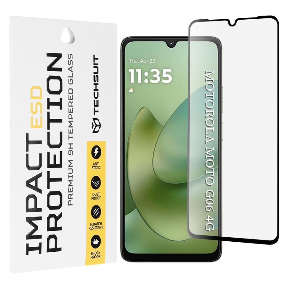 Techsuit - ESD Glass - Motorola Moto G06 - Black (Motorola Moto G6) (62924425)
