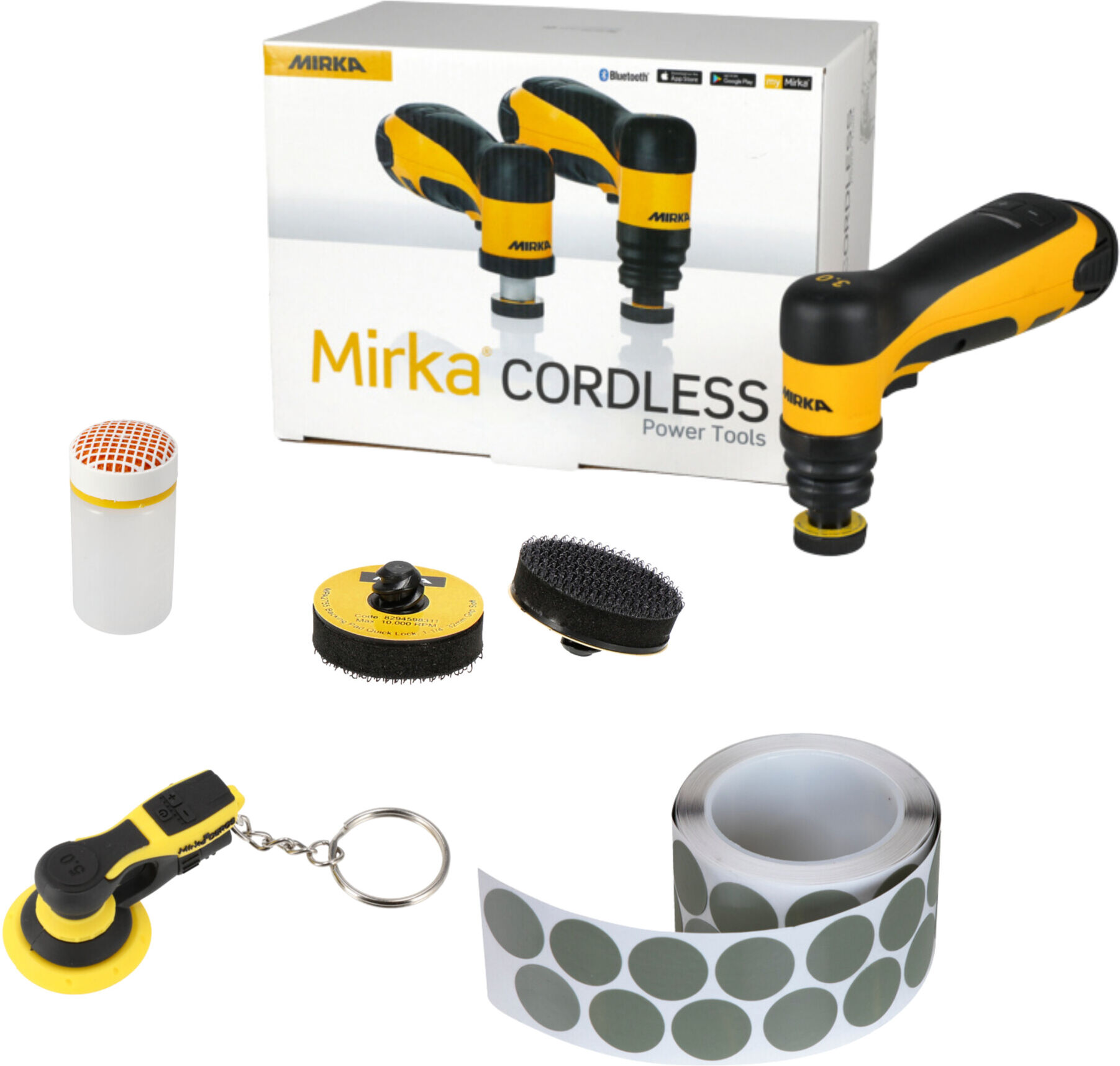 Mirka AOS-B-Paket Spot-Repair Komplettlösung akkubetrieben (KIT2614JCRMDE)