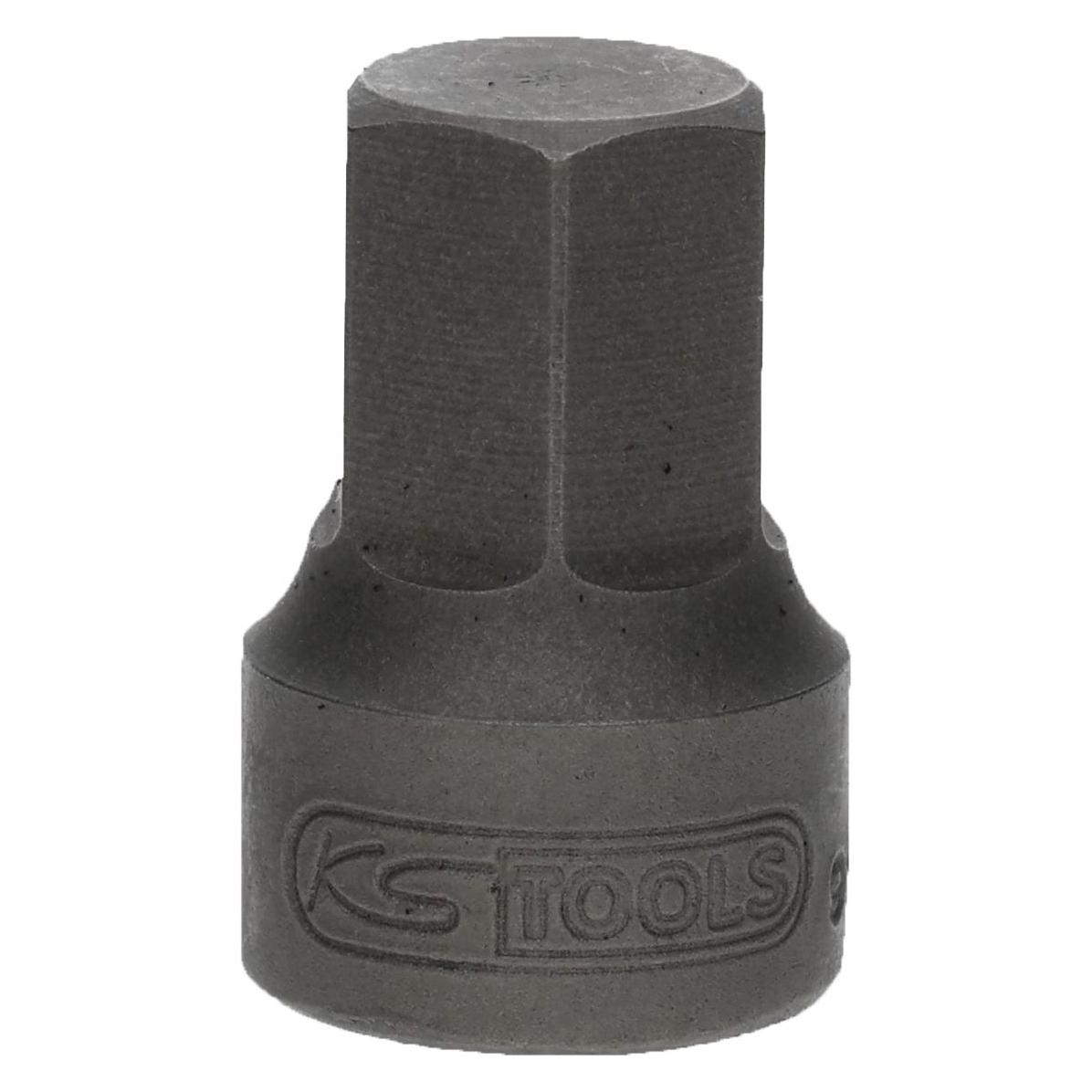 KS Tools 1/4" Bit-Stecknuss Innensechskant, 9 mm, extra kurz (9 mm) (911.1849)
