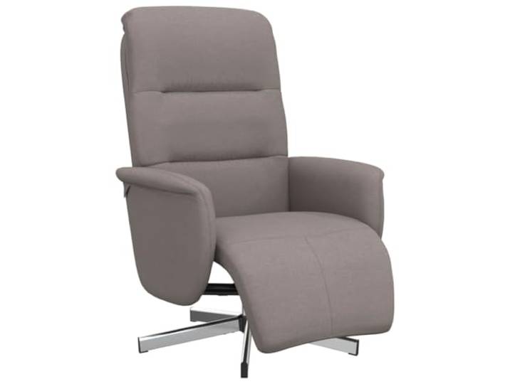 Fisinber Relaxsessel mit Liegefunktion und Fußstütze, Drehsessel Taupe 360-Grad-Drehfunktion und verstellbare Rückenlehne für bequeme Erholung im Wohnzimmer oder Leseecke.