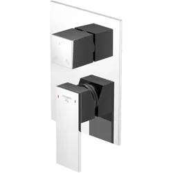 Steinberg Serie 160 Unterputz Brausebatterie, mit integriertem 3-Wege-Umsteller, 160.2202 1602202