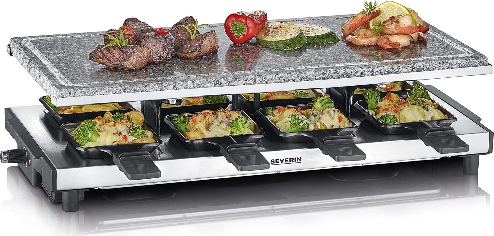 Severin RG 2374 Raclette-grill met natuurlijke grillsteen
