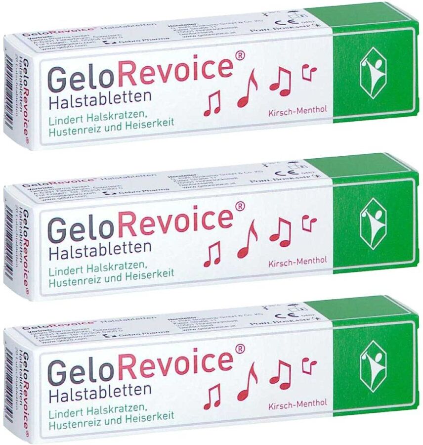GeloRevoice Halstabletten Kirsche-Menthol 3x20stk