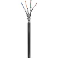 Patchkabel Outdoor Cat.6 SFTP schwarz, 100 Meter, doppelt geschirmt