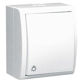 Kontakt Simon Knopfleuchte Simon Aquarius einzeln luftdicht 10AX weiss (AQS1L (WMQL-381xxx-1011)