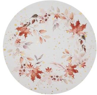 Saro Lifestyle "Warmth of Fall Wreath Placemat (Set of 4) - 15""x15"""