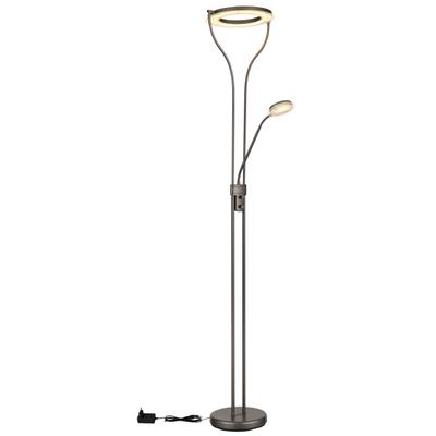 GLOBO LIGHTING Deckenfluter "EBRO", kaffeefarben matt, 1, H: 194cm, 1 Stk., Leuchten, LED Deckenfluter, dimmbar, 3000K, modern & hell, Deckenfluter