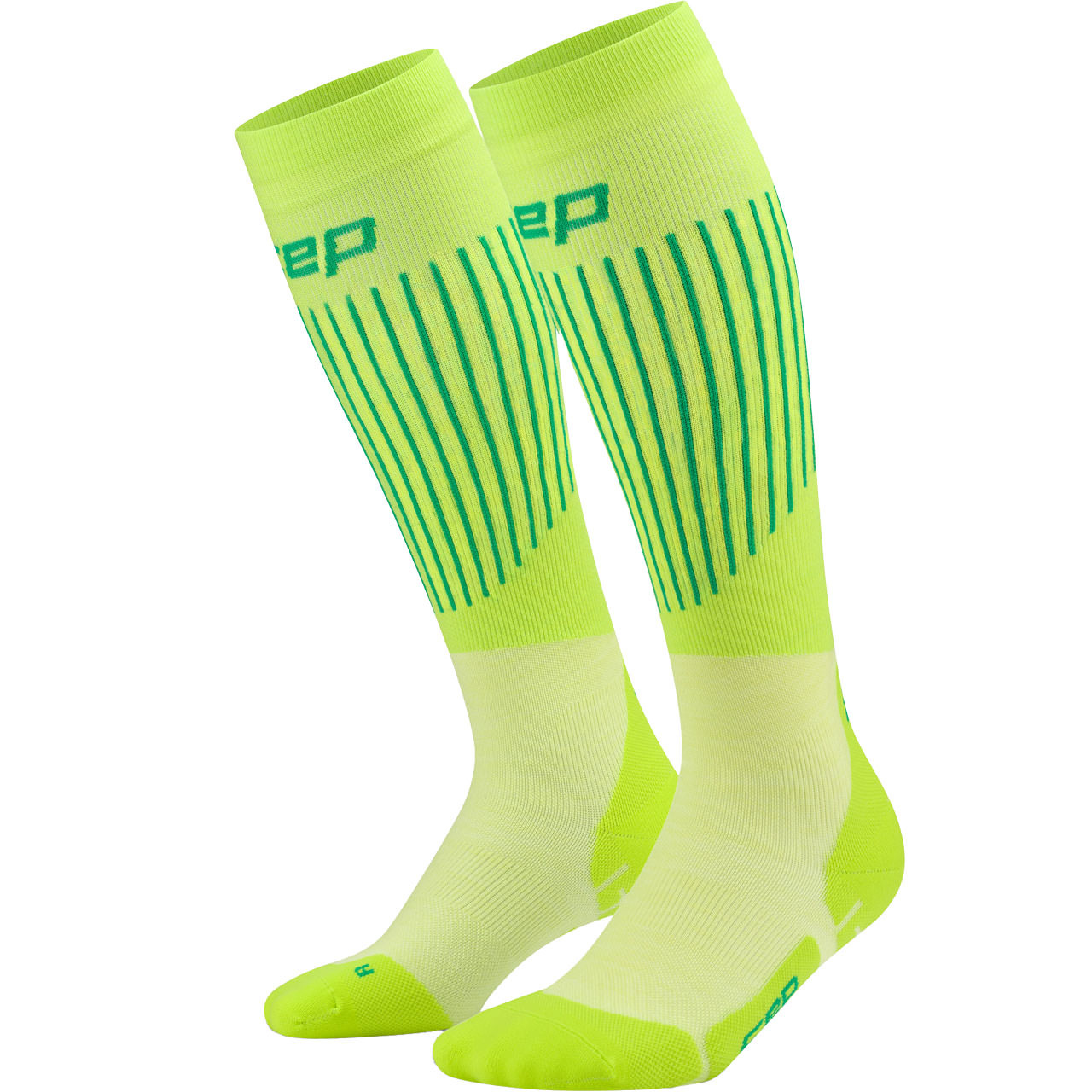 CEP Herren Skisocken ULTRALIGHT COMPRESSION lime/green - 5