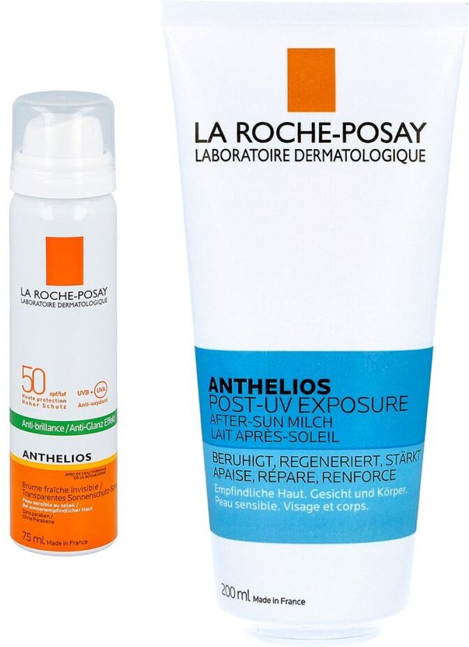 La Roche Posay Anthelios Anti-glanz-spray Lsf 50 + Anthelios After-Sun Milch