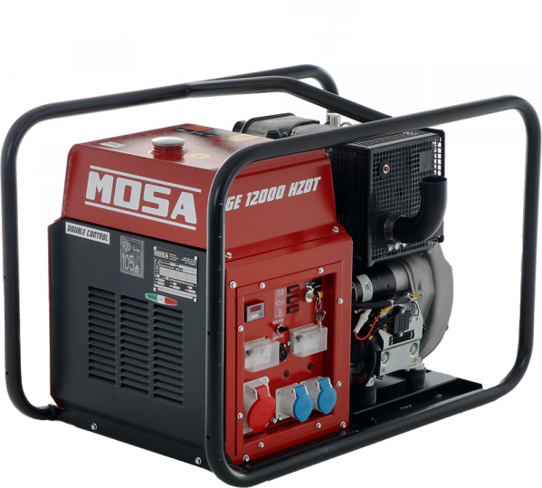 MOSA GE 12000 HZDT - Diesel-Stromerzeuger 9.6 kW - Dauerleistung  8.8 kW - 400V - Hatz Motor 1D90