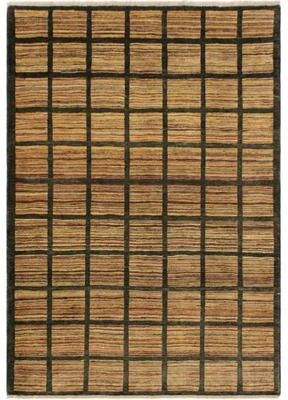 Treasured Knots Chromatic Mosaic Gabbeh Hand Knotted Wool Rug