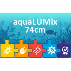aquaLUMix 74cm Aquarium LED Beleuchtung | Komplett-Set konfigurierbar            