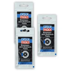 3x Bremsenpaste LIQUI MOLY 3078 Bremsen-Anti-Quietsch-Paste Antiquietschpaste 10g