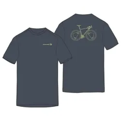 Pedal Power Graphic Tee CARBON GREY S