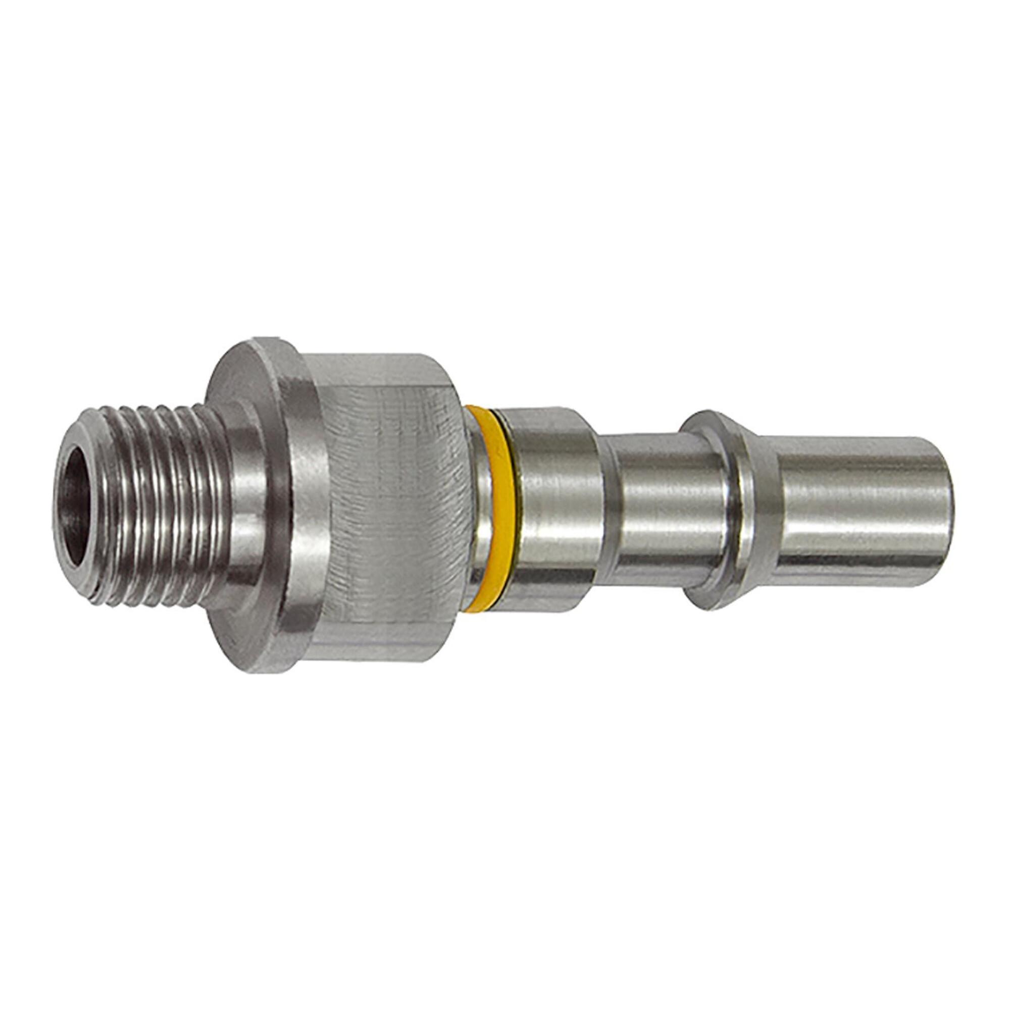 Riegler Unverwechselbarer Nippel NW 6, ISO 6150 C, G 1/4 AG, gelb (426.61-GE)