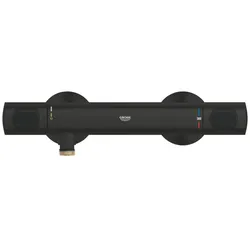 Grohe Precision Flow Thermostat-Brausebatterie, 348402430, Farbe: Matt Black