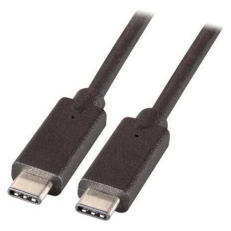 EFB Elektronik USB3.2 Gen 2x2 Superspeed+ Kabel, Type C/M -C/M, 5A, 20Gbit, E-Mark, 1m USB 3.2 SuperSpeed Verbindun (1 m, USB 3.2 Gen 2, USB 3.2 Gen 2x2, 100 W) (K5283-5ASW.1)