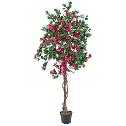 EUROPALMS Bougainvillea, Kunstpflanze, rosa, 150cm