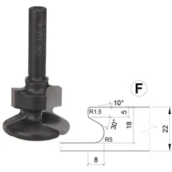 Aigner HW-Griffmuldenoberfräser, C557-3F08