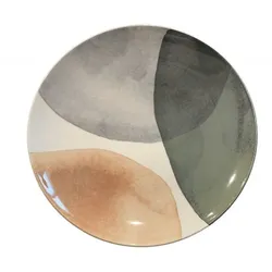 Novastyl Flacher Teller GAIA - Steinzeug - 26 cm
