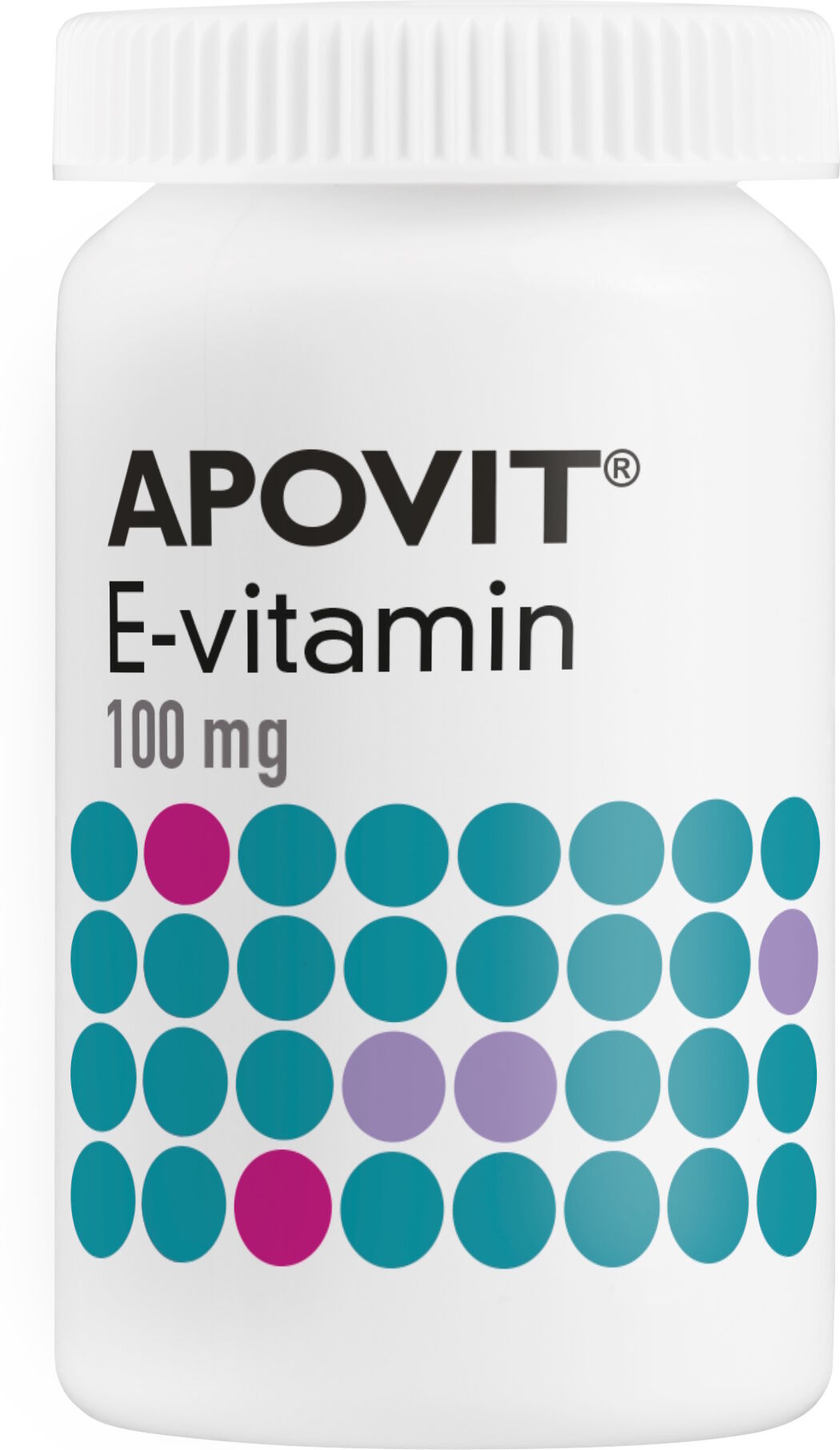 Apovit E-vitamin 100 Mg Kosttilskud 100 stk