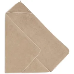 Jollein, Babybadetuch, Kapuzenhandtuch Frottee 100x100cm - Biscuit (100 x 100 cm)
