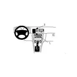 BRODIT 852668 ProClip Halterung - für SKODA Octavia Ambiente Elegance 01-04 /...