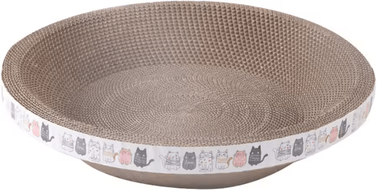 Inspire Curations ScratchNest Corrugated Cat Scratcher Lounge Board 35x8cm