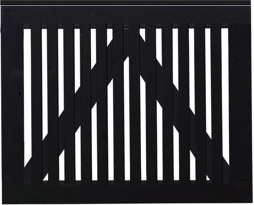 Plus Tor Sendai 100 x 80 cm RAL 9005 Schwarz
