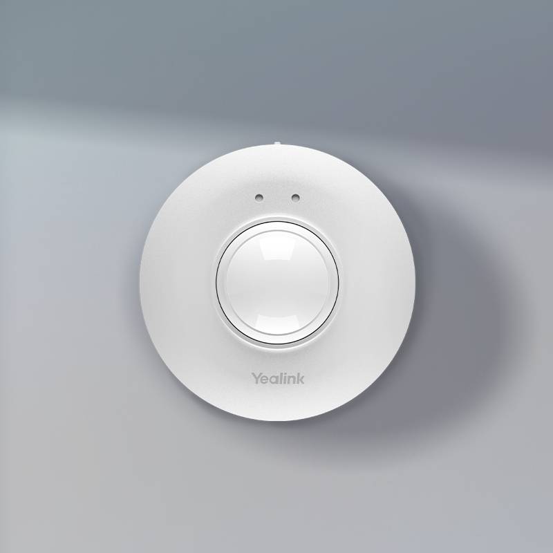 Yealink RoomSensor Détecteur de présence sans fil multifonctionnel avec fonctionnalités intelligentes supplémentaires.