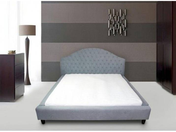 Xlmoebel Polsterbett Sofia Chesterfield Doppelbett aus Leder mit gepolstertem Kopfteil (BETT POLSTERBETT DOPPELTBETT SOFIA), Hergestellt in Europa