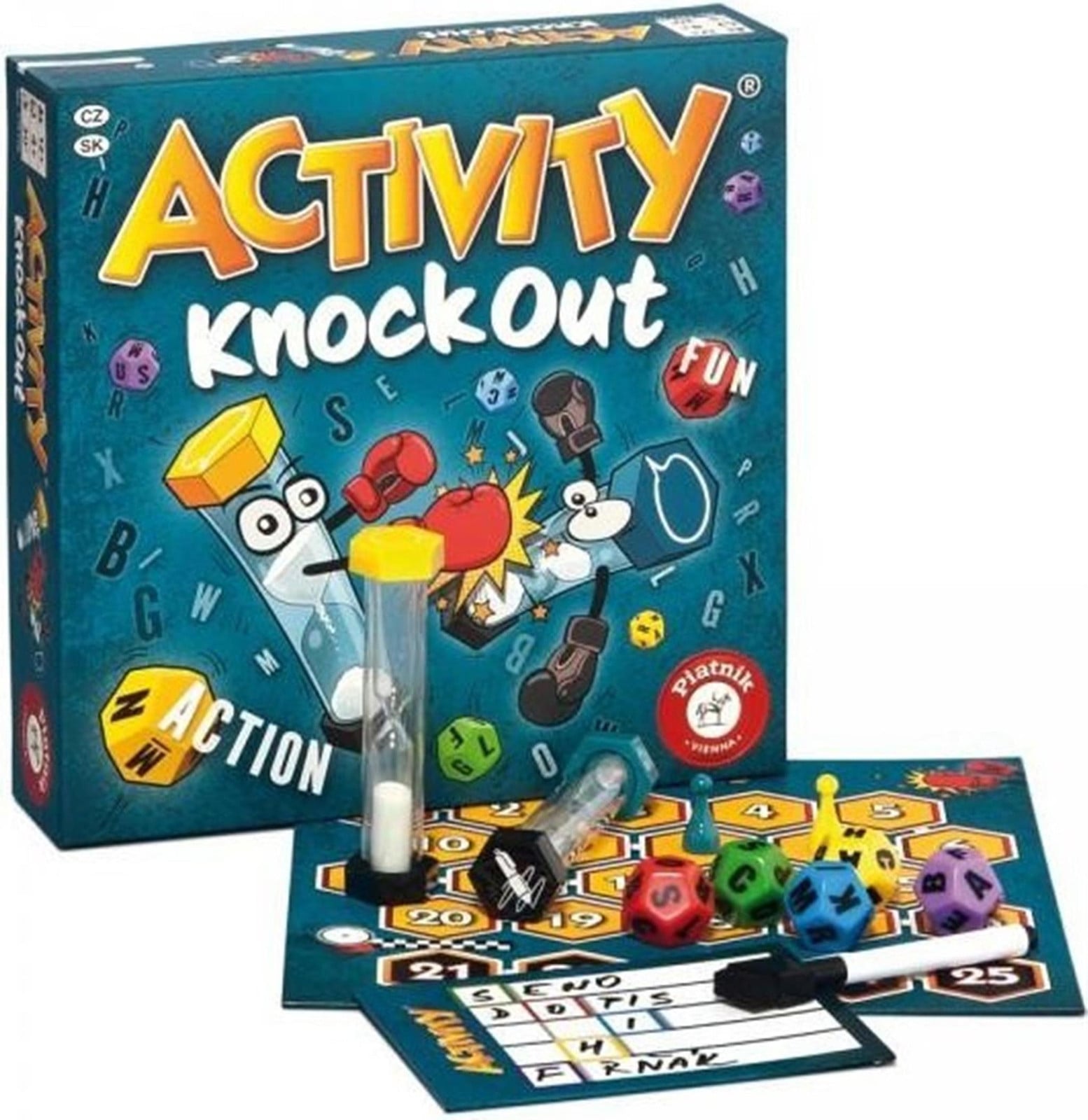 Piatnik Activity Knock Out Gezelschapsspel