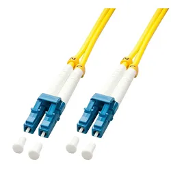 Lindy 47453 InfiniBand/Glasfaserkabel 5 m LC Blau, Weiß, Gelb