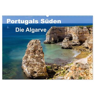 Portugals Süden - Die Algarve (Wandkalender 2026 DIN A2 quer), CALVENDO Monatskalender