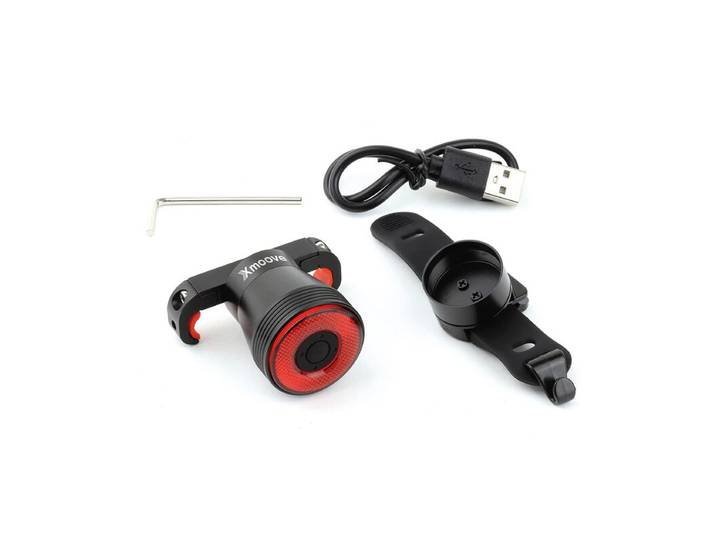 LIVOO XMVM101 Feu Arrière de Vélo Intelligent Rechargeable