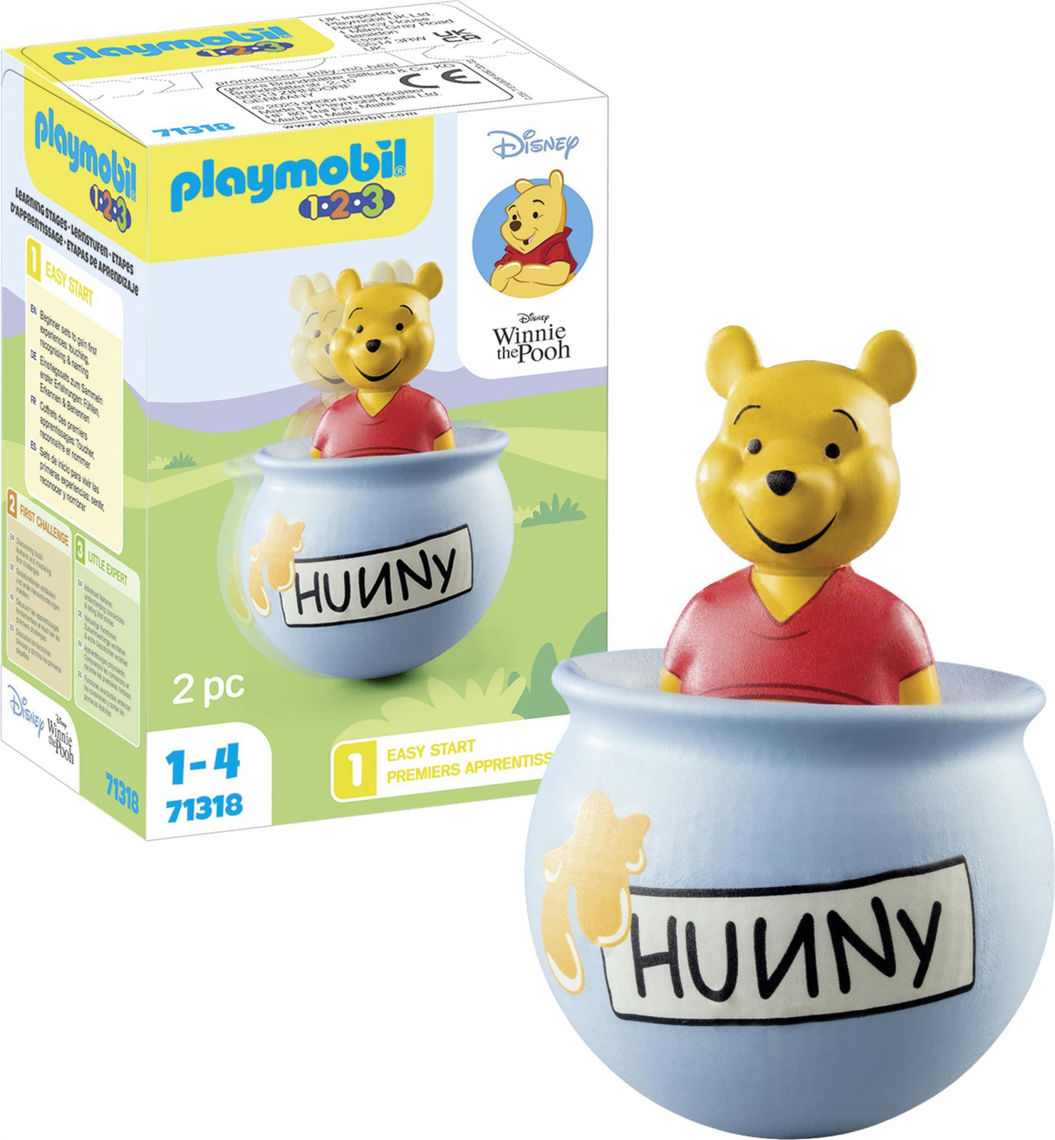 Playmobil Disney & Winnie the Pooh 71318 1.2.3 Winnie's pot met honing