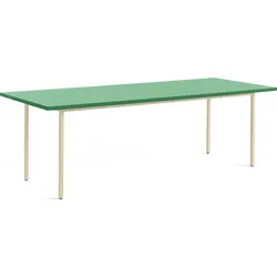 Two-Colour Tisch 240 x 90 cm, grün-beige