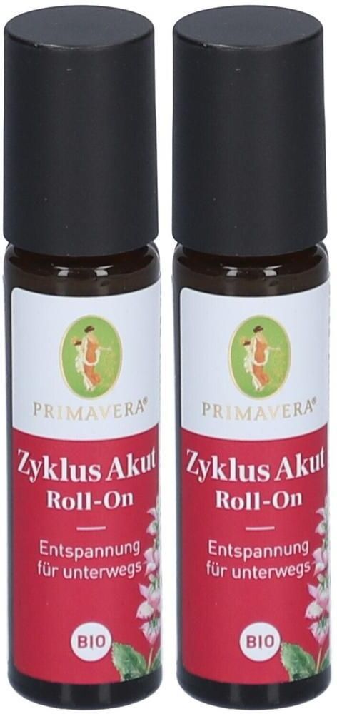 PRIMAVERA Zyklus Akut Roll-on Bio 2x 2x10 ml Emulsion
